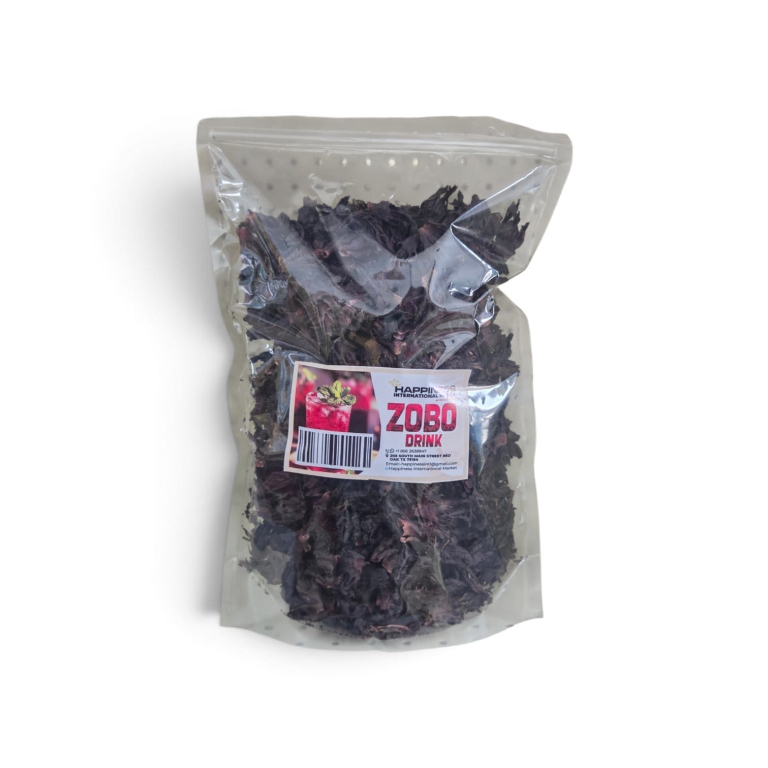 Happiness Dried Zobo Hibiscus Petals